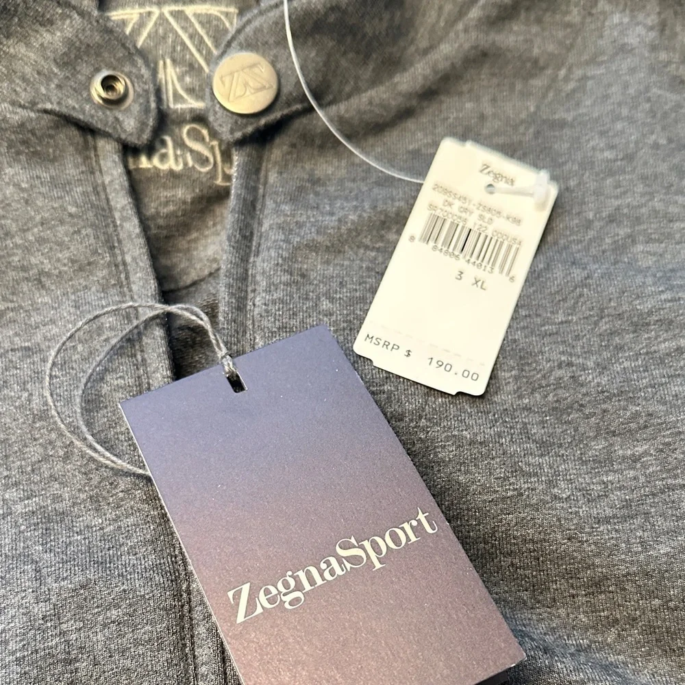 Gray Zegna Men's Sweatsuit - Picture 3 of 9